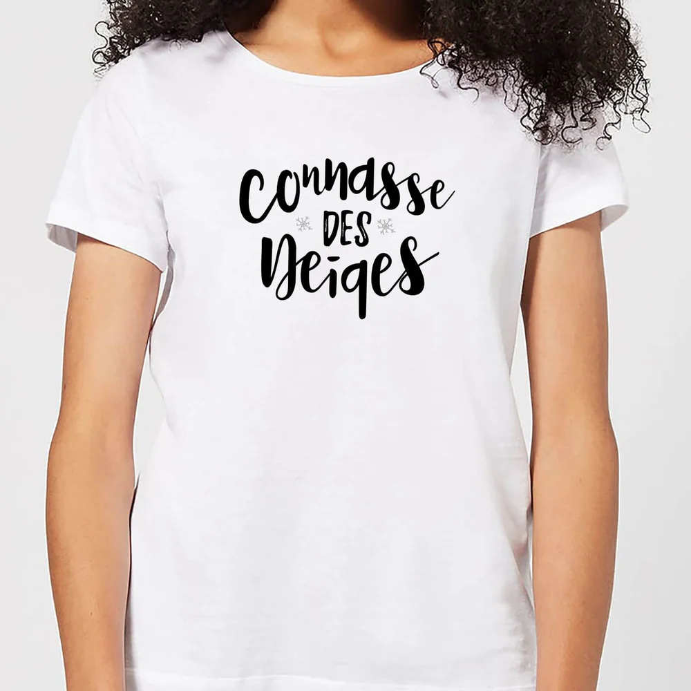 Connasse Des Neiges Women's T-Shirt - White - S - Wit Afbeelding 1