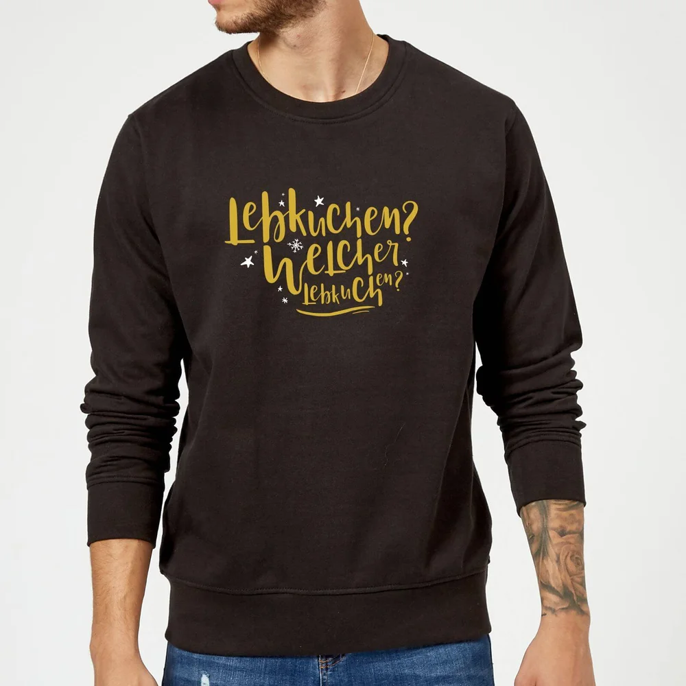 International Lebkiuchen Sweatshirt - Black - S - Zwart Afbeelding 1