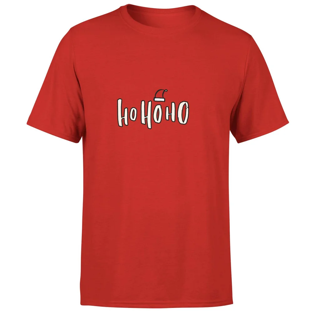 International Ho Ho Ho T-Shirt - Red - S - Rood Afbeelding 1