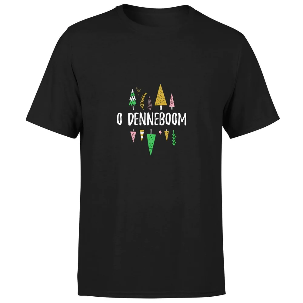 O Denneboom Heren T-Shirt - Zwart - S - Zwart Afbeelding 1
