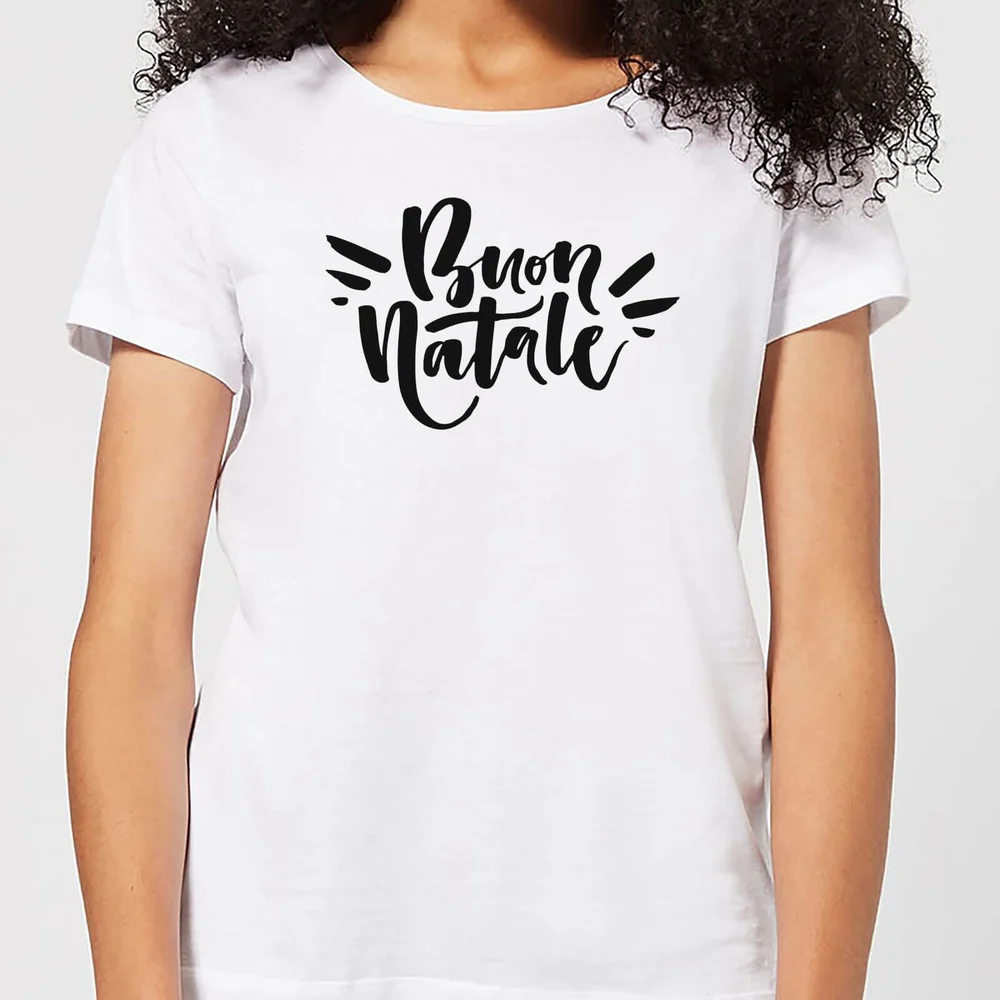 Buon Natale Women's T-Shirt - White - S - Wit Afbeelding 1