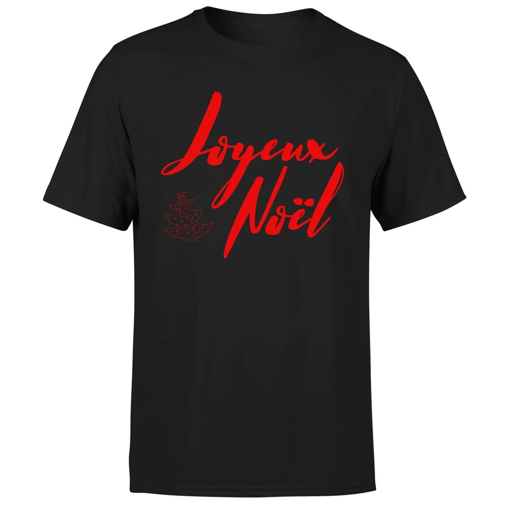 Joyeux Noel 2 T-Shirt - Black - S - Zwart Afbeelding 1