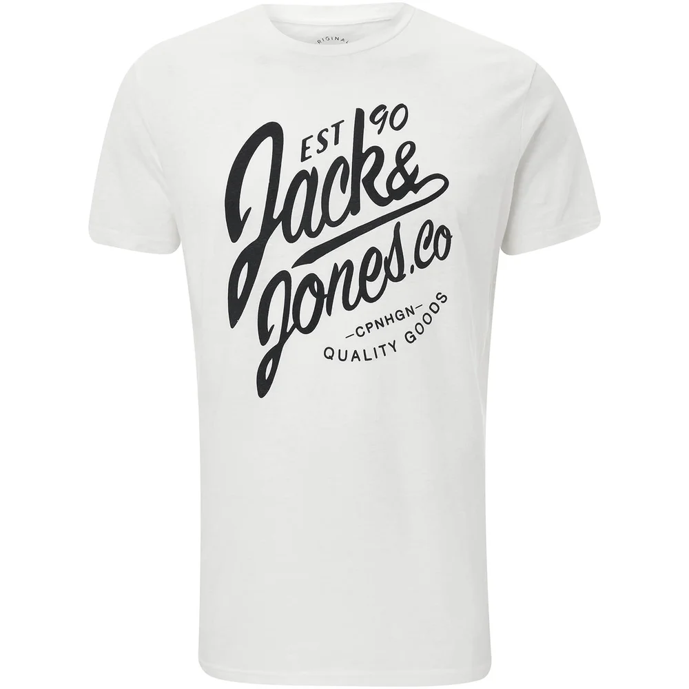 Jack & Jones Men's Originals Breezes T-Shirt - Cloud Dancer - S Afbeelding 1