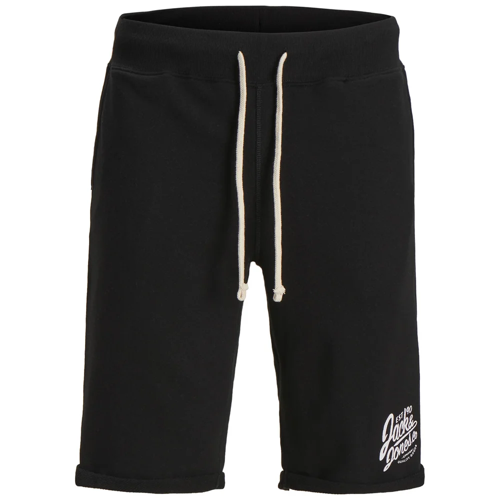 Jack & Jones Men's Originals New Holting Sweatshorts - Tap Shoe - S - Zwart Afbeelding 1