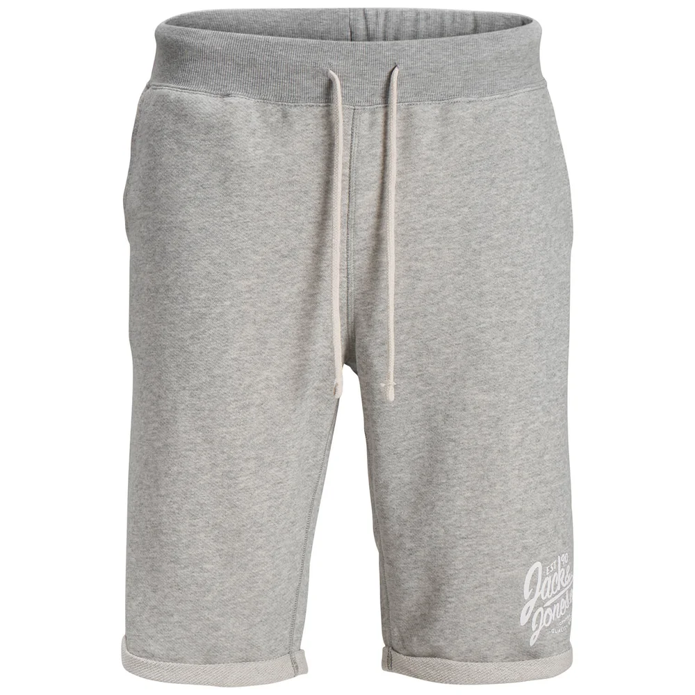Jack & Jones Men's Originals New Holting Sweatshorts - Light Grey Marl - S - Grijs Afbeelding 1