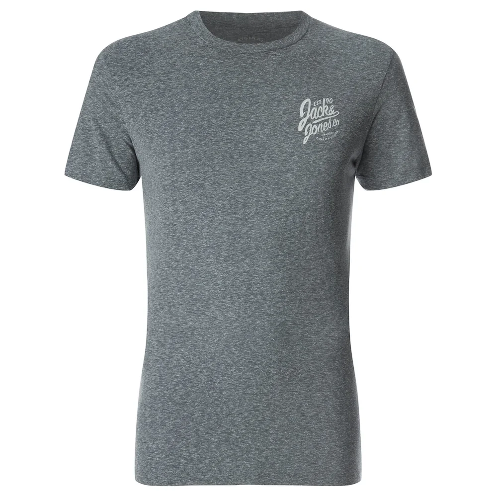 Jack & Jones Men's Originals Breezes Small Logo T-Shirt - Total Eclipse - S - Blauw Afbeelding 1