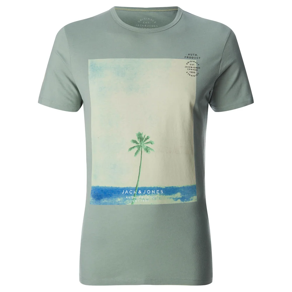 Jack & Jones Men's Originals Omega T-Shirt - Iceberg Green - S - Groen Afbeelding 1