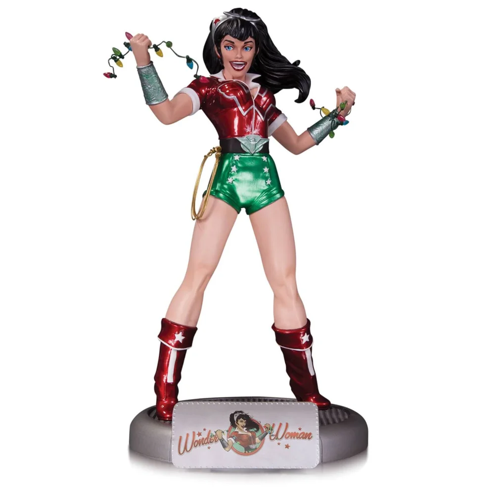 DC Collectibles DC Comics Bombshells Statue - Holiday Wonder Woman 27cm Afbeelding 1