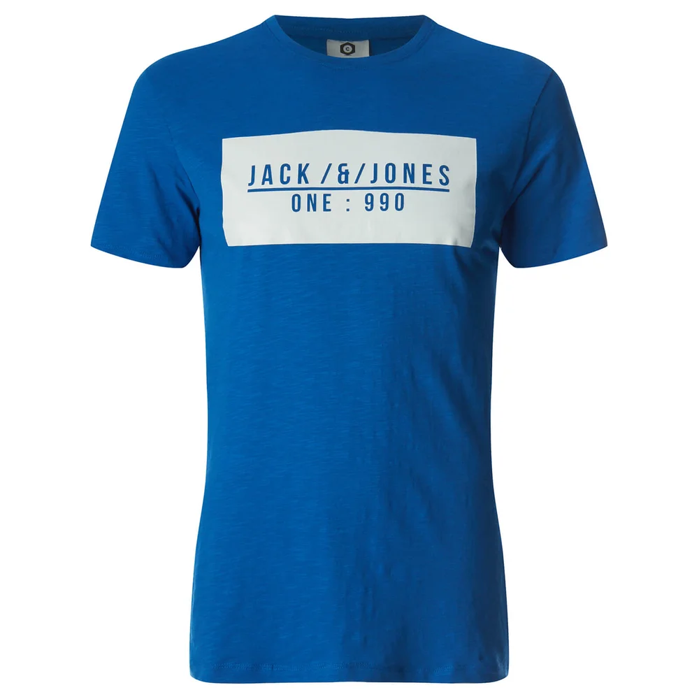 Jack & Jones Men's Core Pressed T-Shirt - Nautical Blue - S - Blauw Afbeelding 1