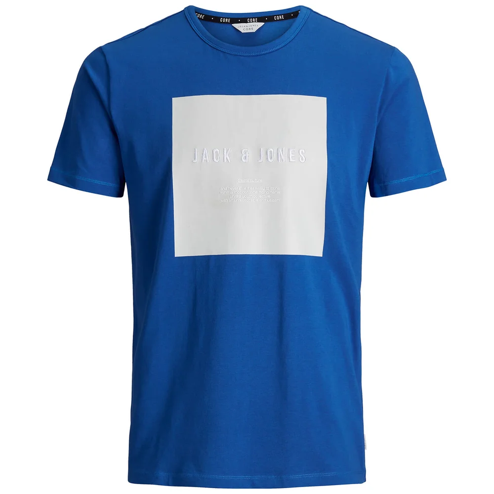 Jack & Jones Men's Core Pretoria T-Shirt - Nautical Blue - S - Blauw Afbeelding 1