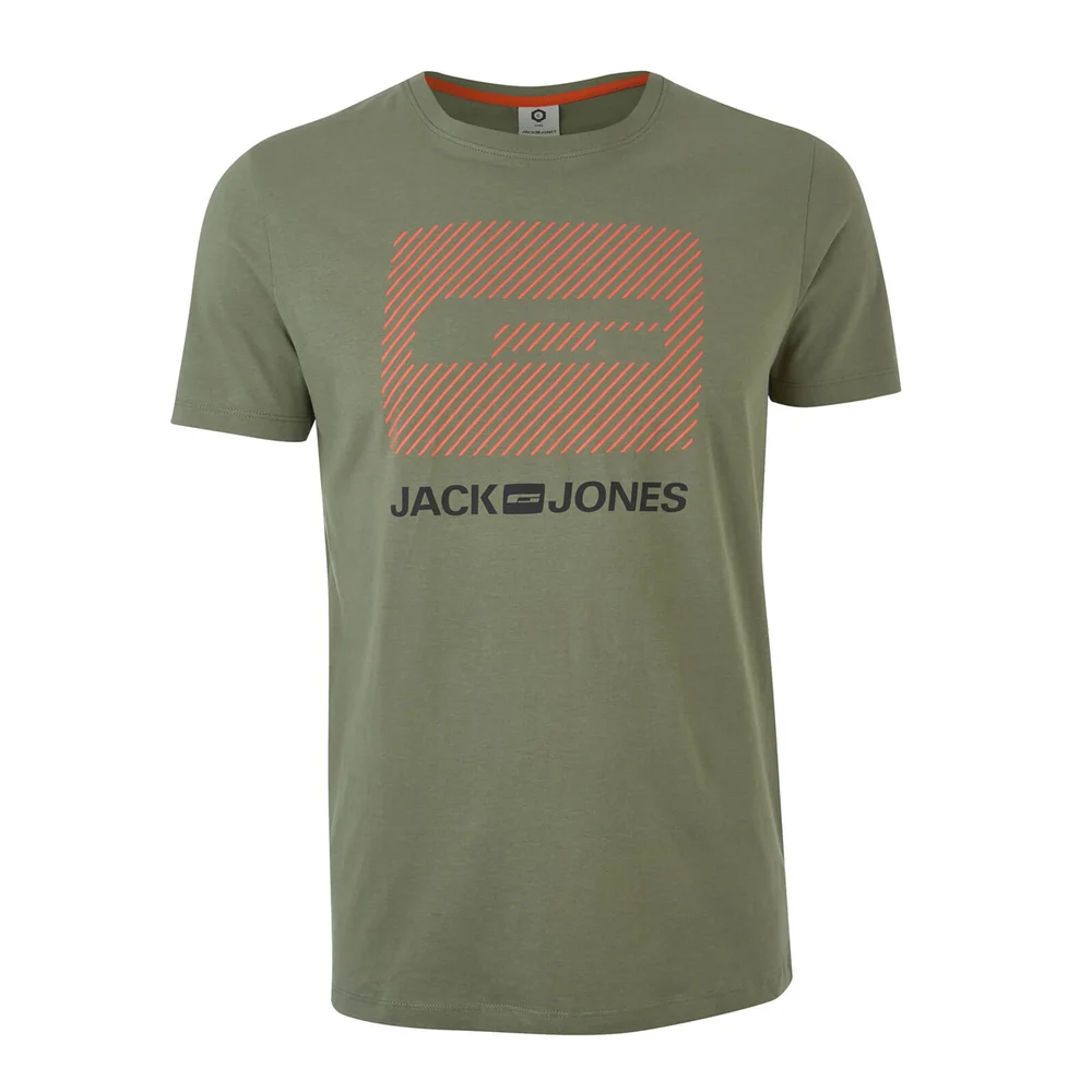Jack & Jones Men's Core Mirko T-Shirt - Thyme - S - Groen Afbeelding 1