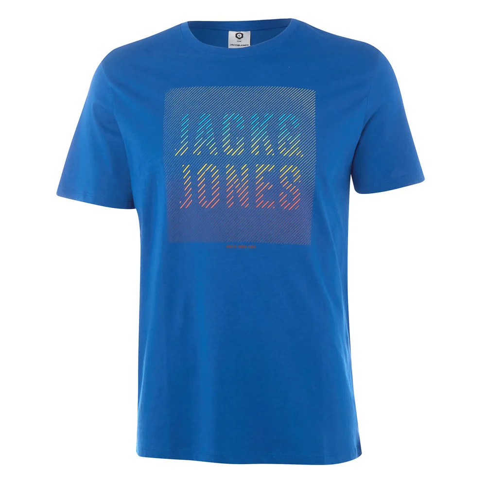 Jack & Jones Men's Core Flynn T-Shirt - Nautical Blue - S - Blauw Afbeelding 1