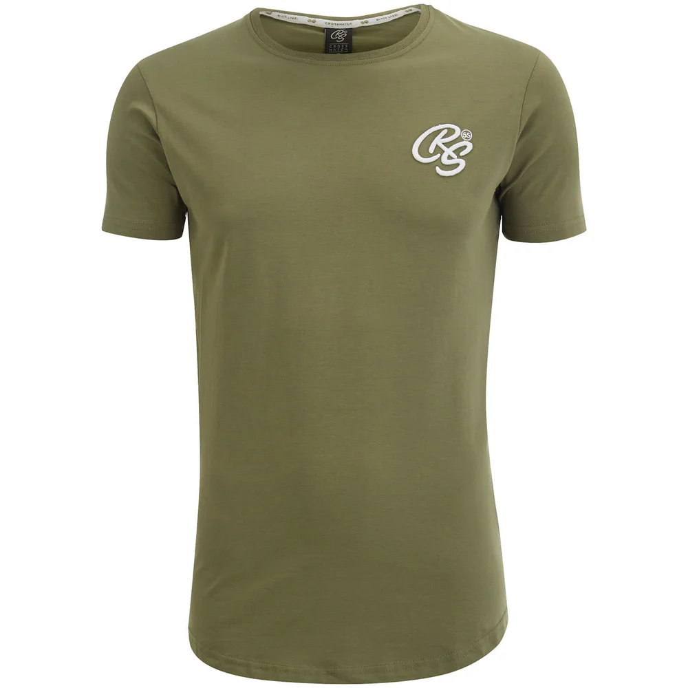 Crosshatch Men's Kintore T-Shirt - Dusty Olive - S - Groen Afbeelding 1