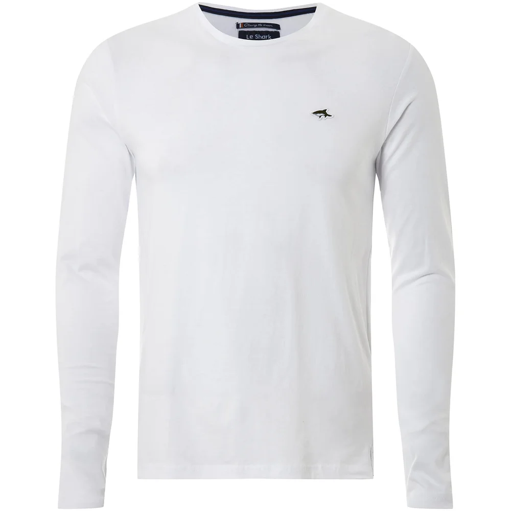 Le Shark Men's Lambeth Long Sleeve T-Shirt - Optic White - S - Wit Afbeelding 1