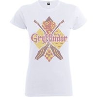 Harry Potter Gryffindor Dames T-shirt - Wit - undefined undefined