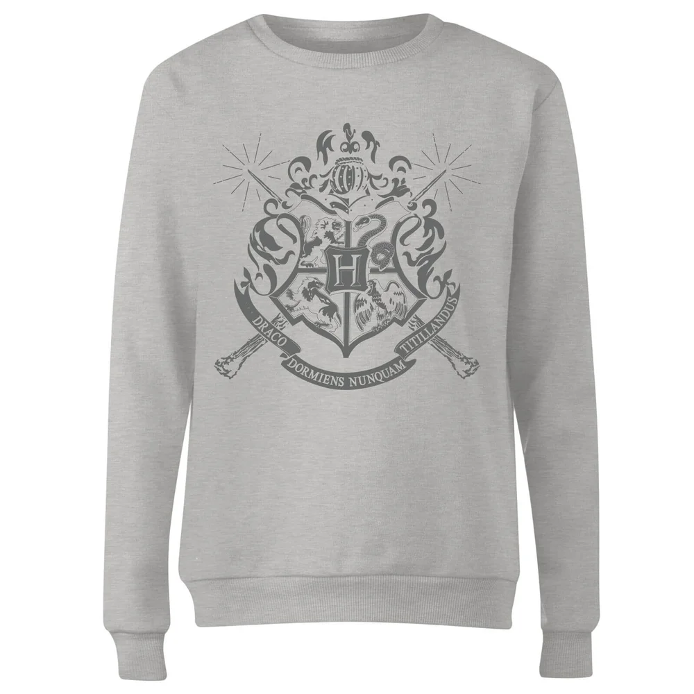 Harry Potter Hogwarts Dames Trui - Grijs - S Afbeelding 1