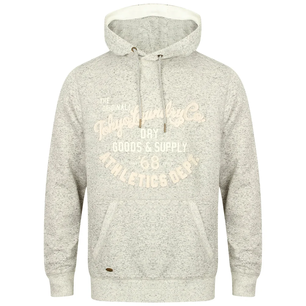 Tokyo Laundry Men's David Hoody - Grey Marl - S - Grijs Afbeelding 1