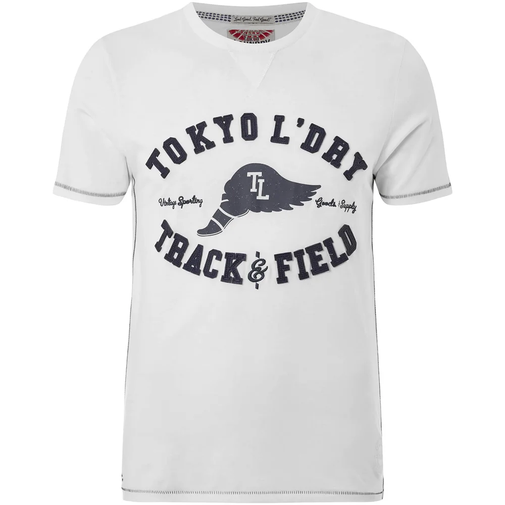 Tokyo Laundry Men's Springfield T-Shirt - Ivory - S - Wit Afbeelding 1