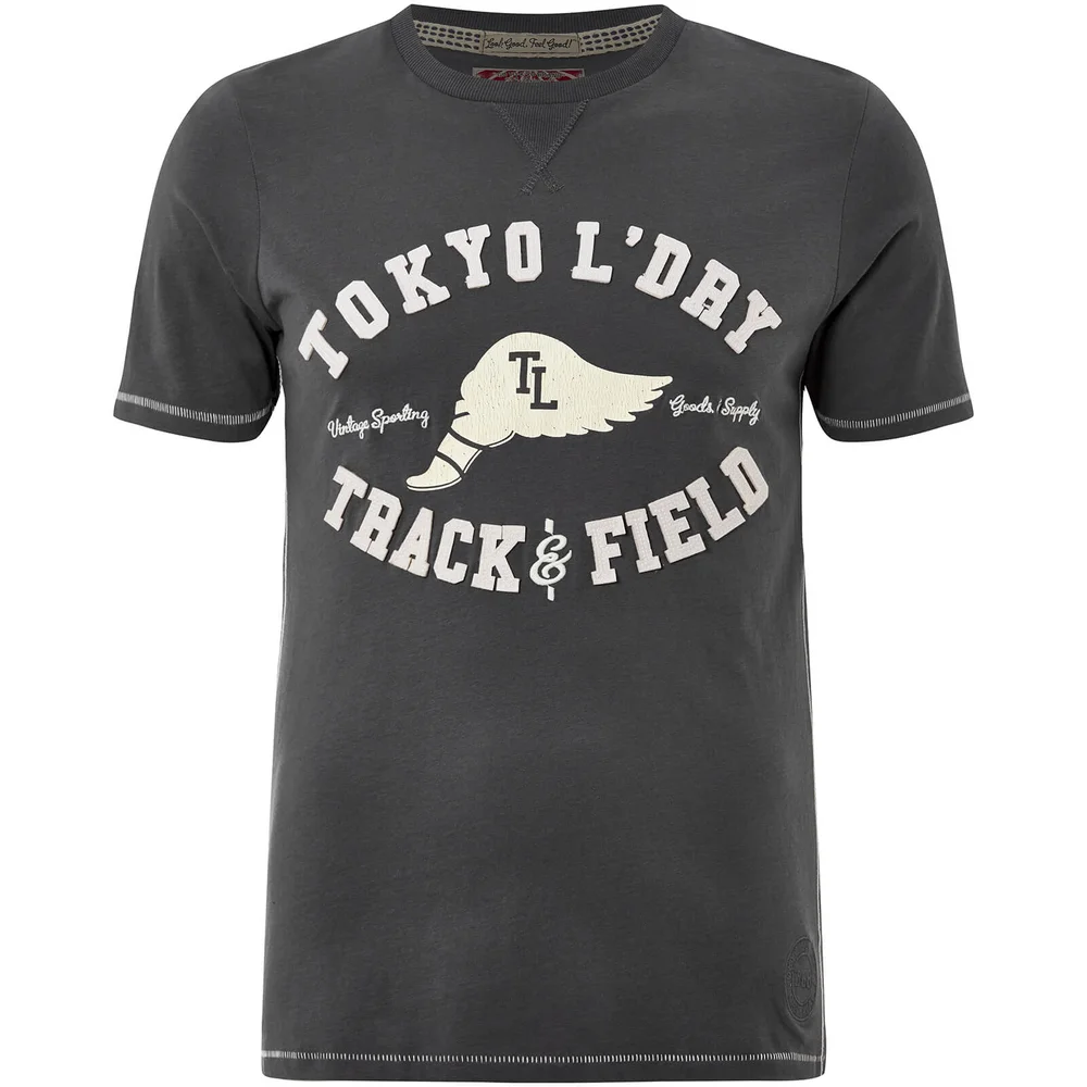 Tokyo Laundry Men's Springfield T-Shirt - Slate - S - Grijs Afbeelding 1