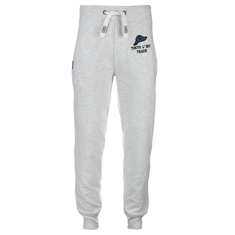 Tokyo Laundry Men's Hollow Sweatpants - Heather Grey Marl - S - Grijs Afbeelding 1