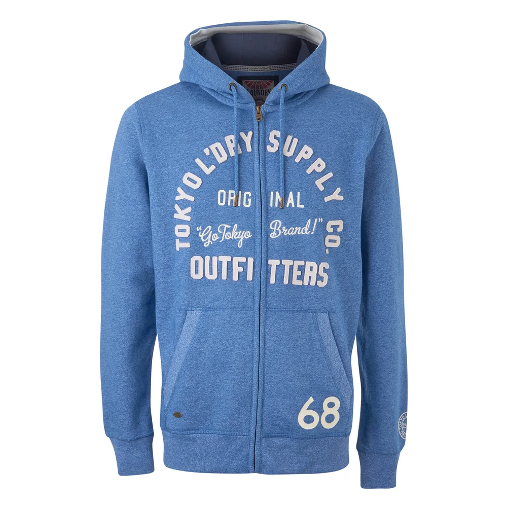 Tokyo Laundry Men's Marshall Bay Hoody - Federal Blue - S - Blauw Afbeelding 1
