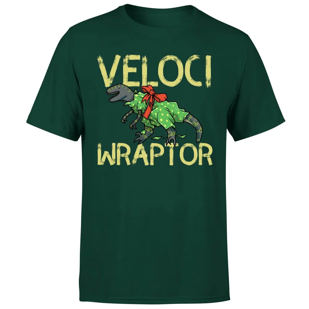 Veloci Wraptor T-Shirt - Donkergroen - S Afbeelding 1