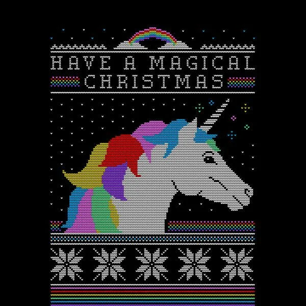 Have a magical Christmas Dames T-Shirt - Zwart