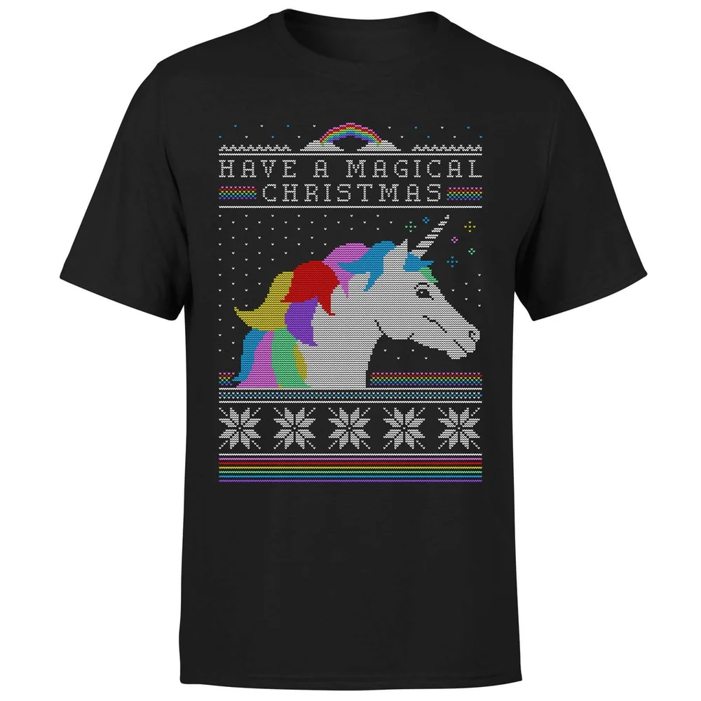Have a magical Christmas T-Shirt - Zwart - S Afbeelding 1
