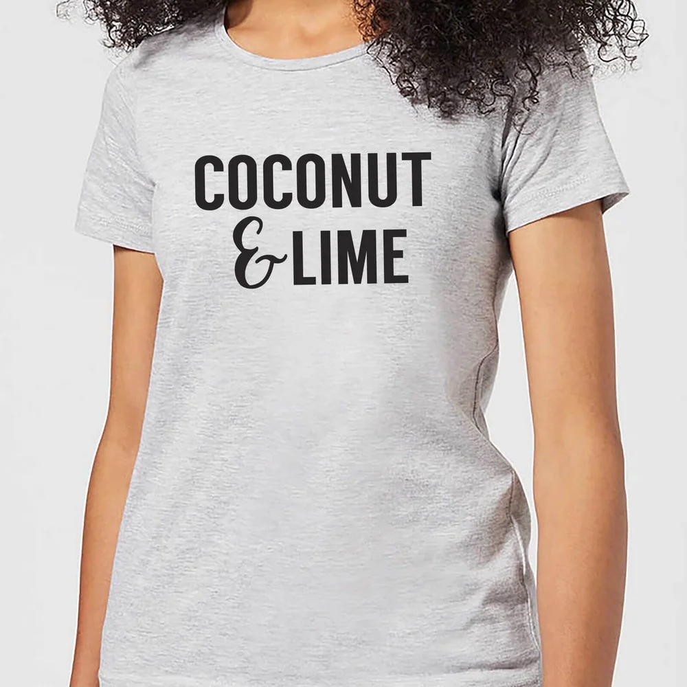 Coconut and Lime Women's T-Shirt - Grey - S - Grijs Afbeelding 1