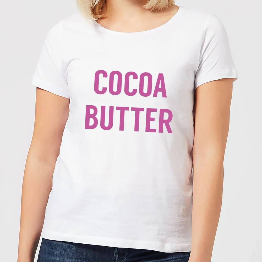 Cocoa Butter Women's T-Shirt - White - S - Wit Afbeelding 1