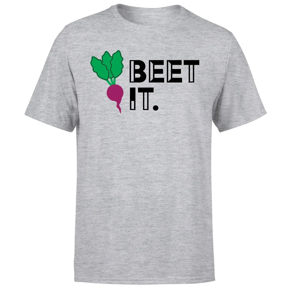 Beet It T-Shirt - Grey - S - Grijs Afbeelding 1