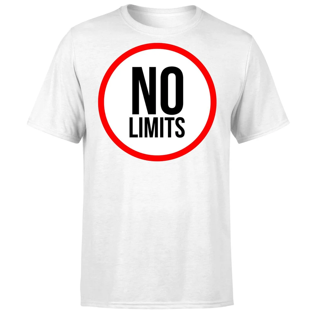 No Limits T-Shirt - White - S - Wit Afbeelding 1