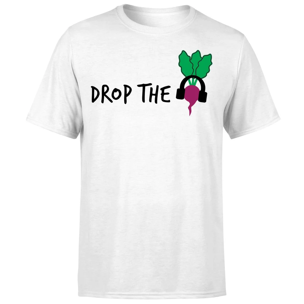 Drop the Beet T-Shirt - White - S - Wit Afbeelding 1
