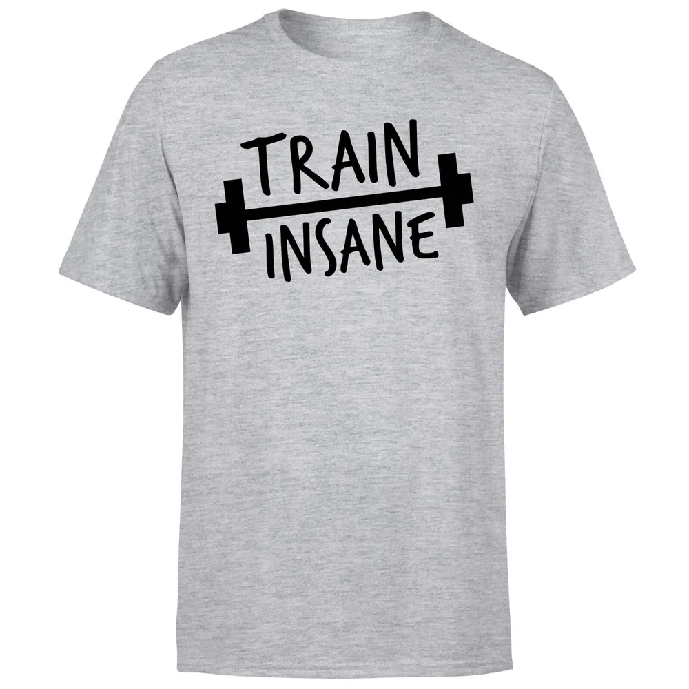 Train Insane T-Shirt - Grey - S - Grijs Afbeelding 1