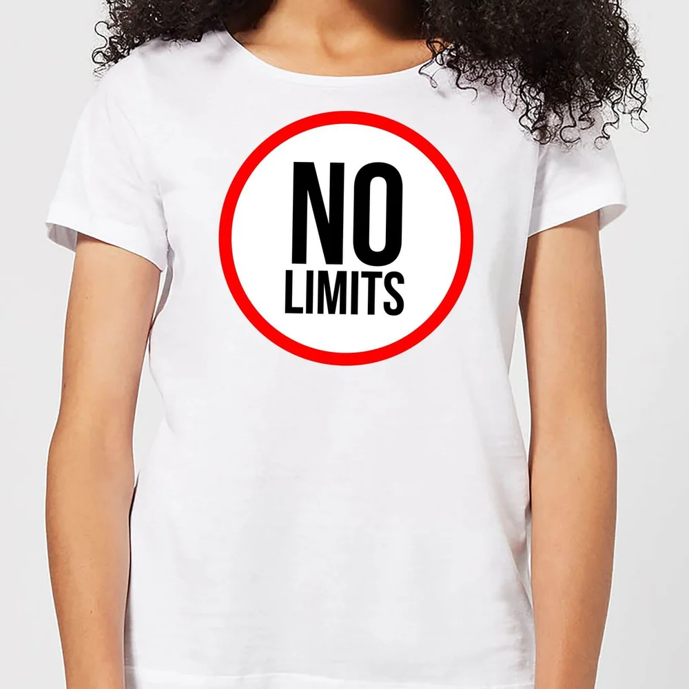No Limits Women's T-Shirt - White - S - Wit Afbeelding 1