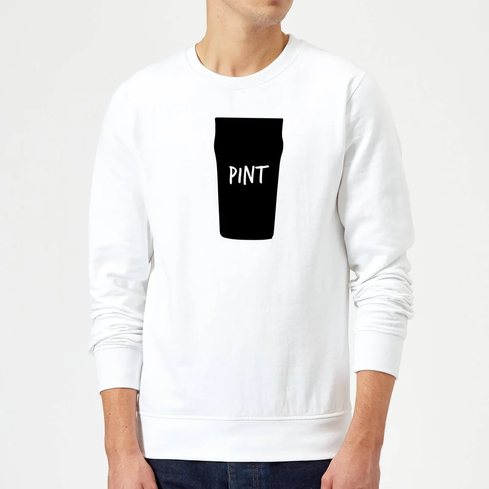 Full Pint Sweatshirt - White - S - Wit Afbeelding 1