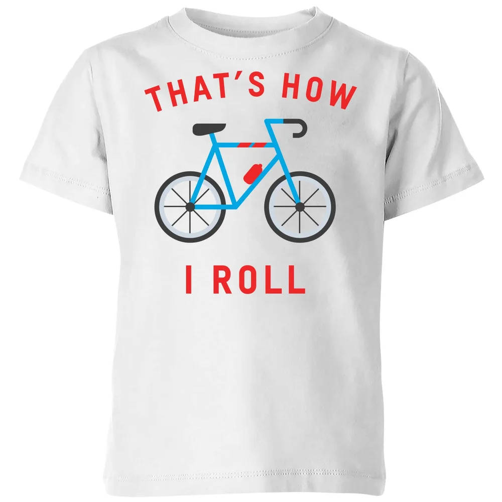 My Little Rascal Thats How I Roll Kids' T-Shirt - White - 98/104 (3-4 jaar) - Wit Afbeelding 1
