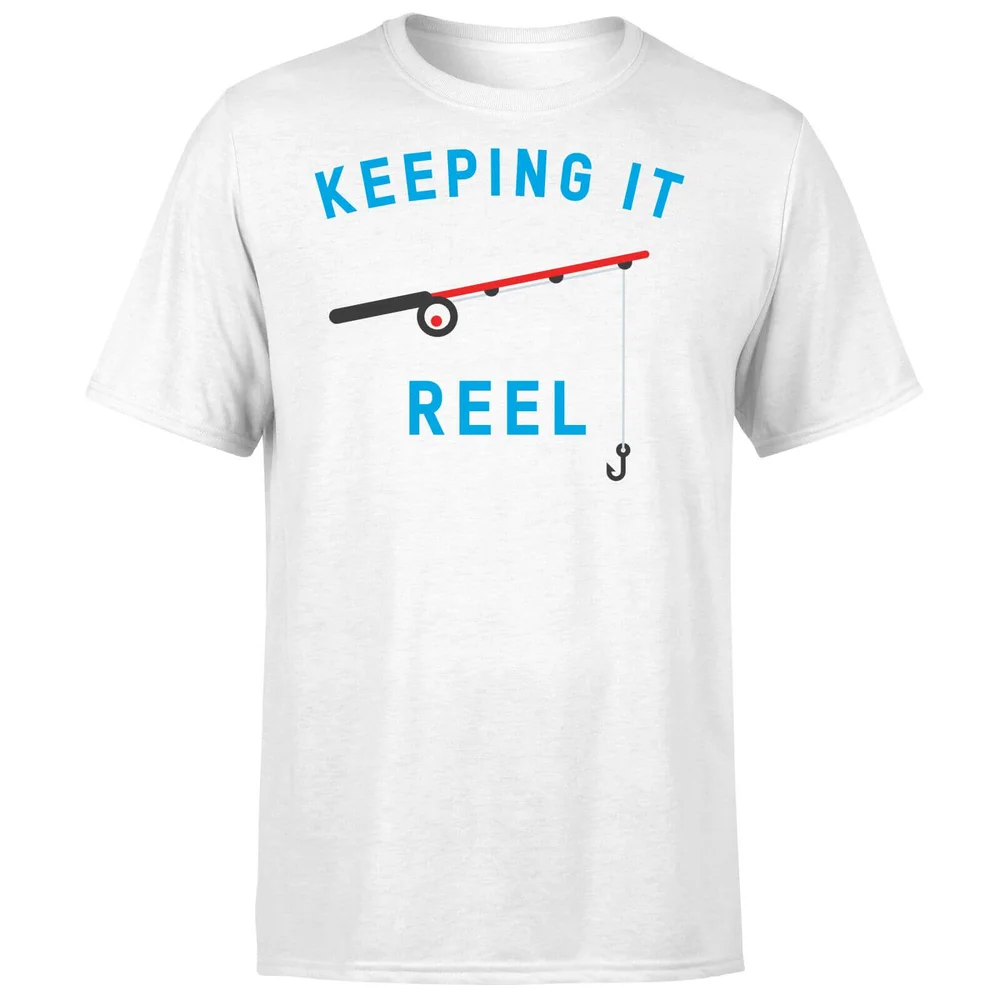 Keeping it Reel T-Shirt - White - S - Wit Afbeelding 1