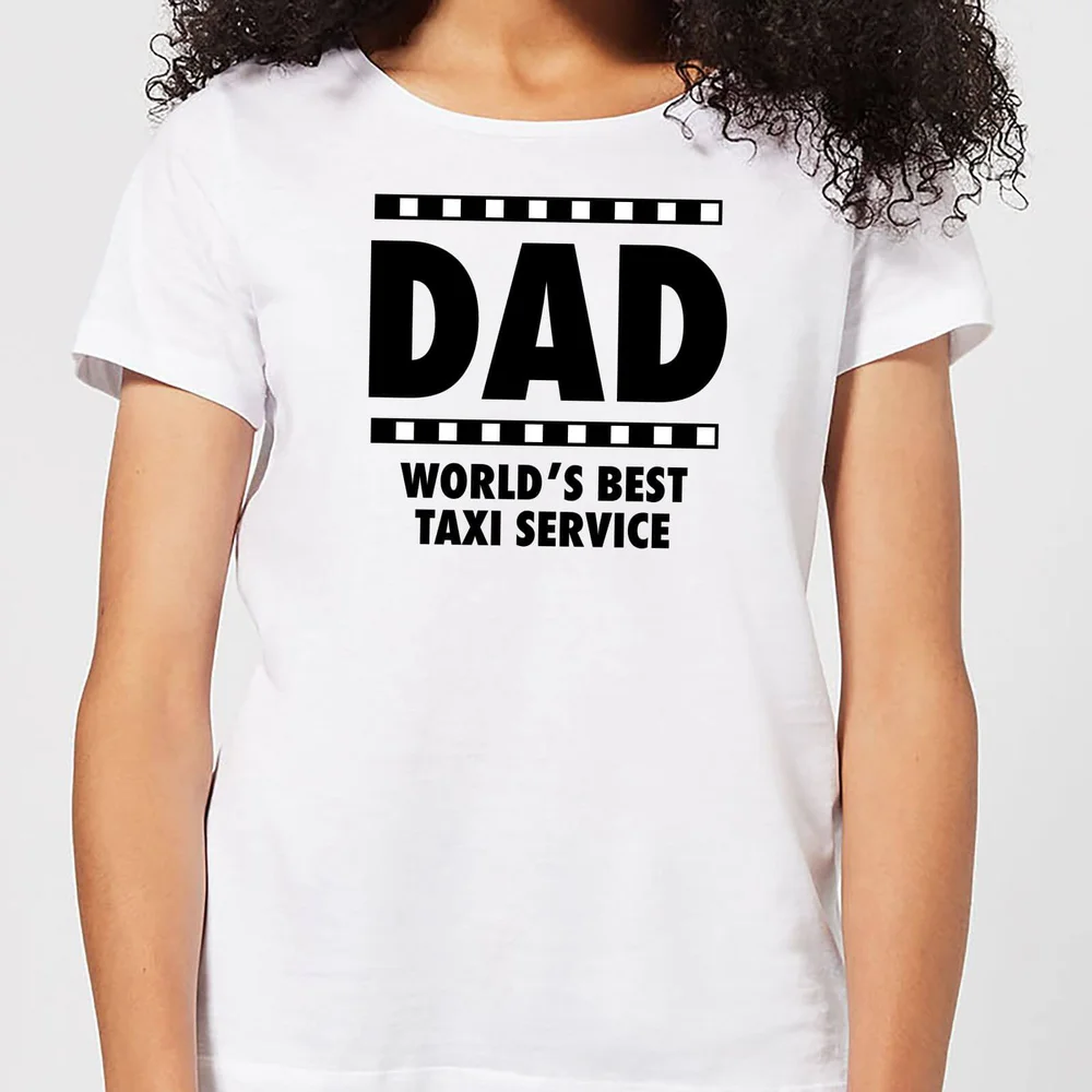 Dad Taxi Service Women's T-Shirt - White - S - Wit Afbeelding 1