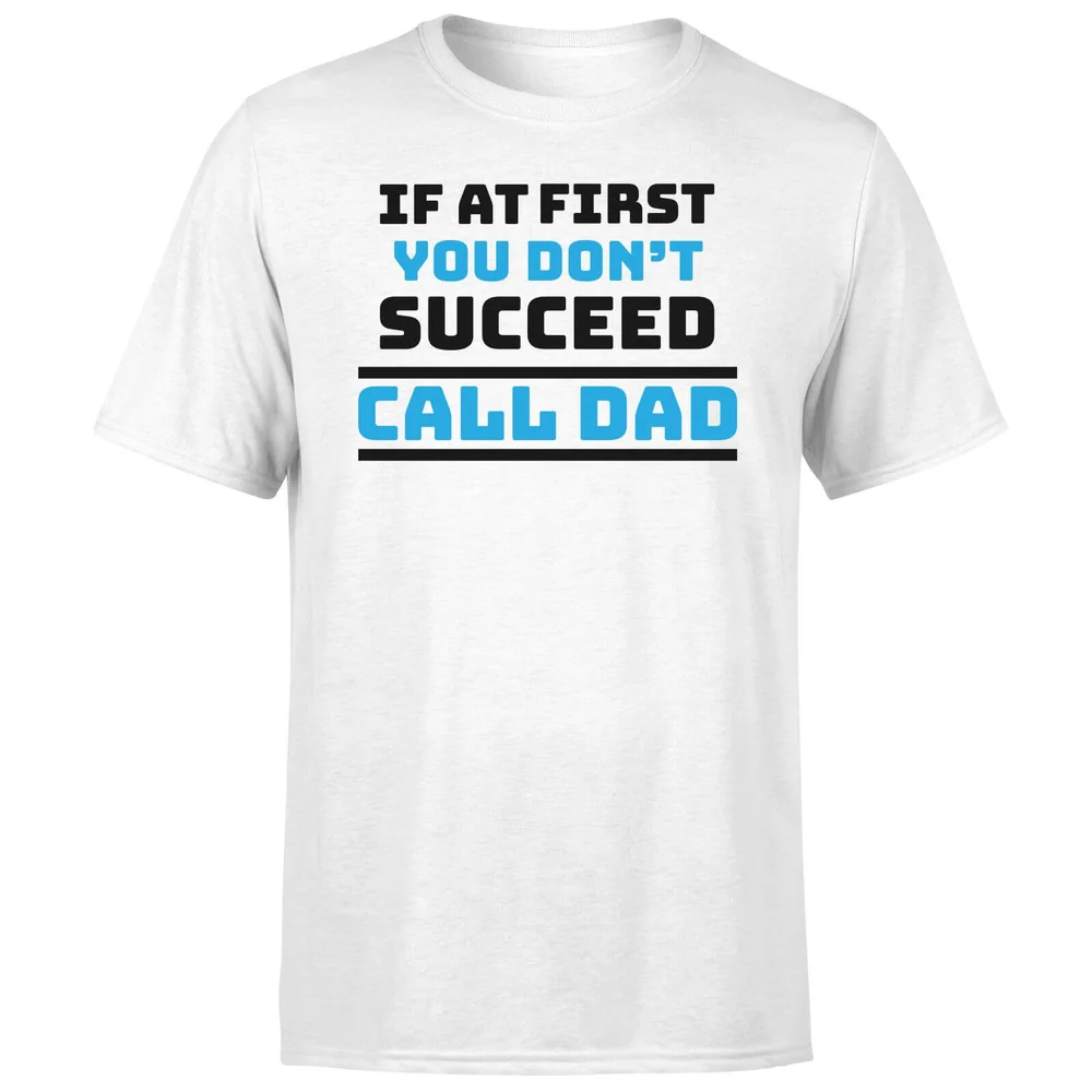 Call Dad T-Shirt - White - S Afbeelding 1