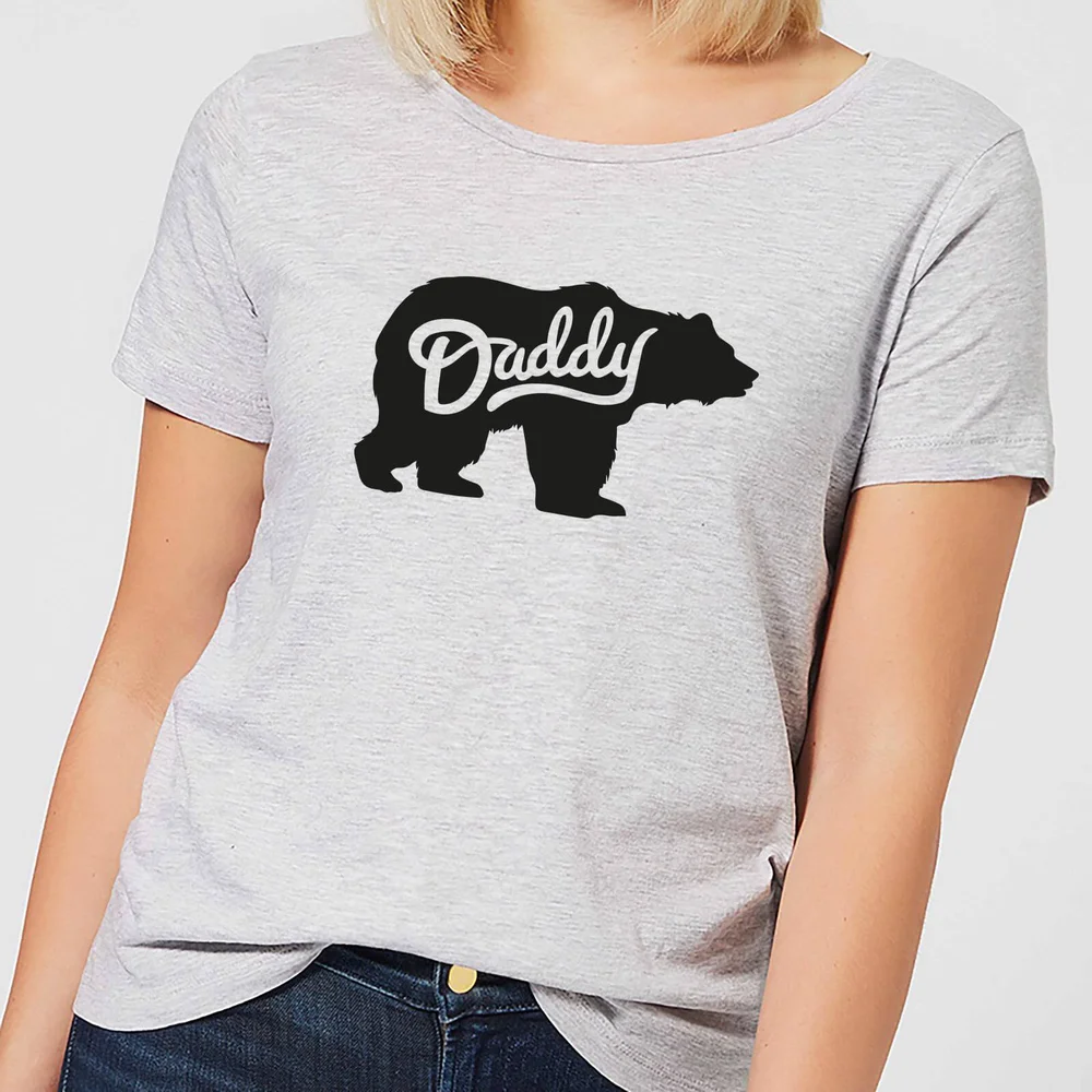 Daddy Bear Women's T-Shirt - Grey - S - Grijs Afbeelding 1