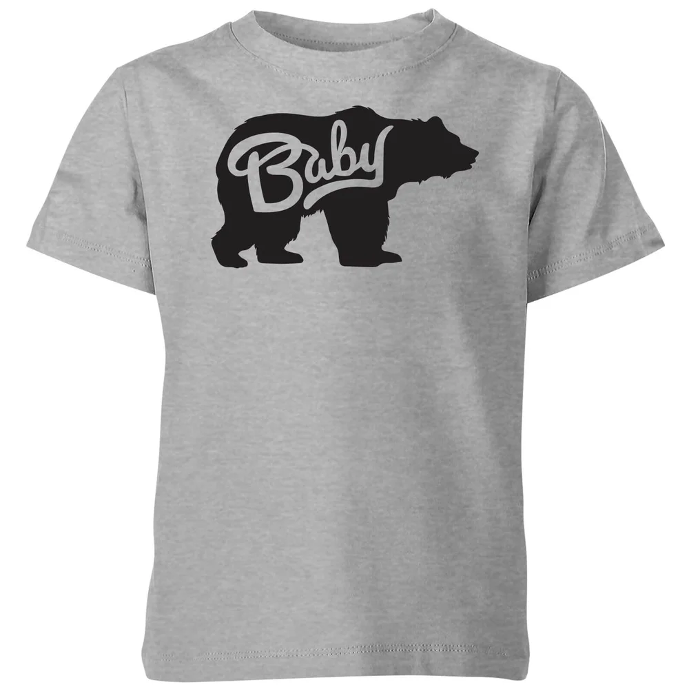 My Little Rascal Baby Bear Kids' T-Shirt - Grey - 98/104 (3-4 jaar) - Grijs Afbeelding 1
