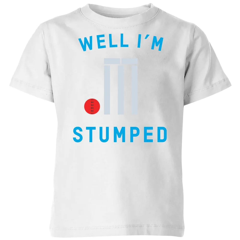 Well Im Stumped Kids' T-Shirt - White - 98/104 (3-4 jaar) - Wit Afbeelding 1