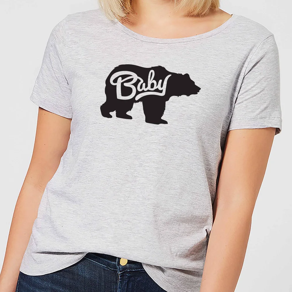 Baby Bear Women's T-Shirt - Grey - S - Grijs Afbeelding 1