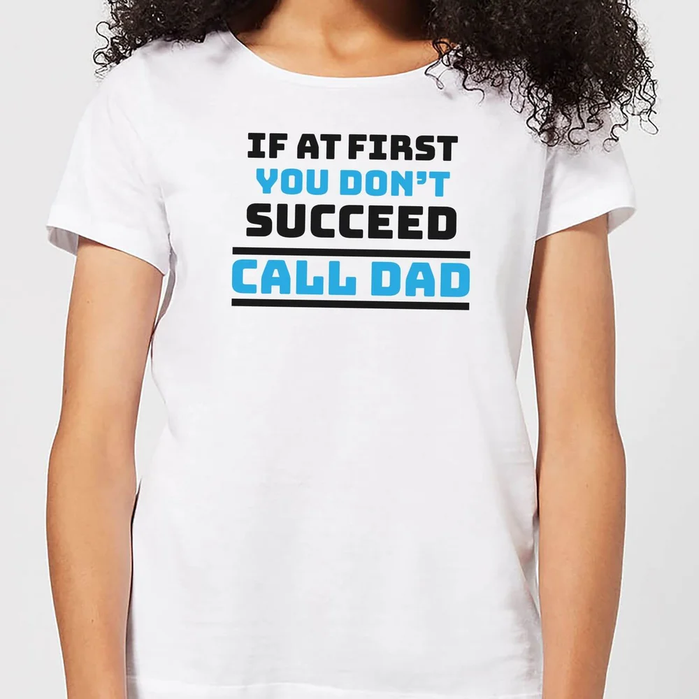 Call Dad Women's T-Shirt - White - S - Wit Afbeelding 1