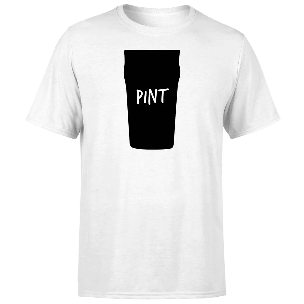 Full Pint T-Shirt - White - S - Wit Afbeelding 1