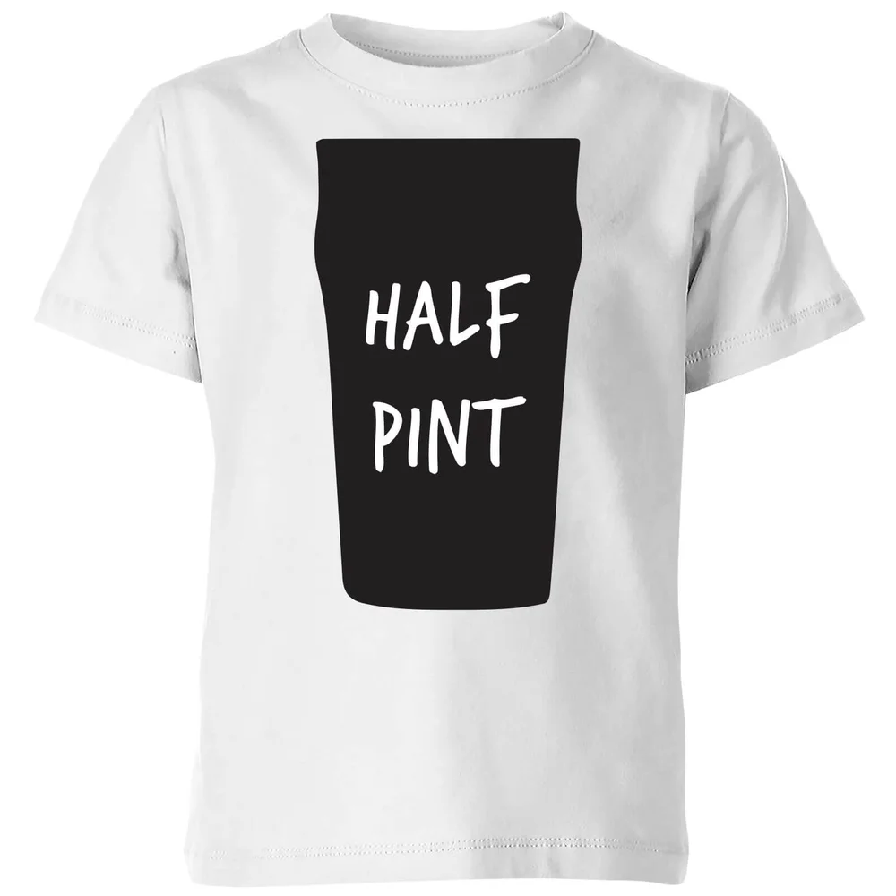 My Little Rascal Half Pint Kids' T-Shirt - White - 98/104 (3-4 jaar) - Wit Afbeelding 1
