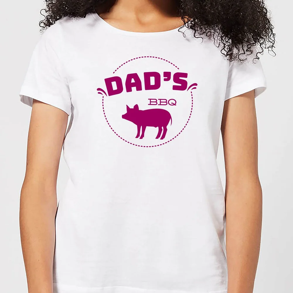 Dads BBQ Women's T-Shirt - White - S - Wit Afbeelding 1