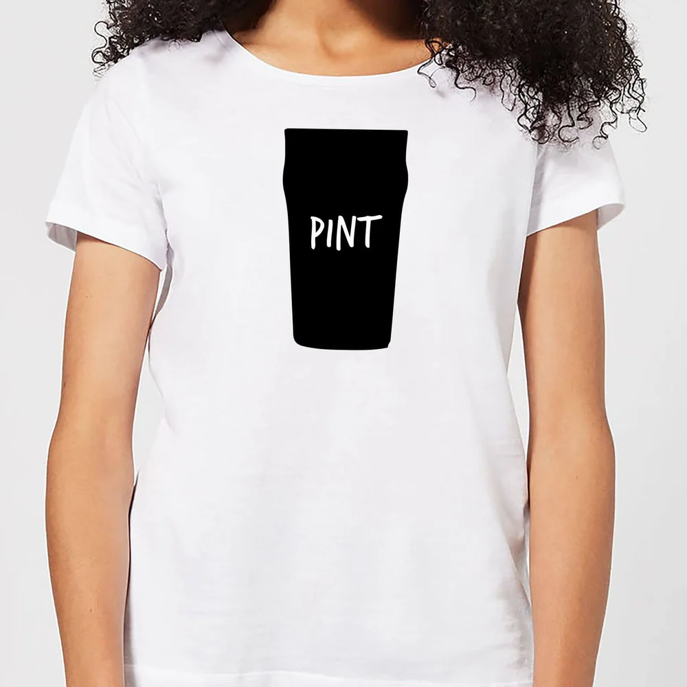 Full Pint Women's T-Shirt - White - S - Wit Afbeelding 1