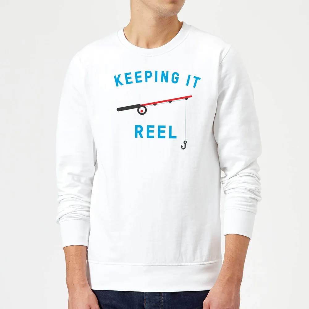 Keeping it Reel Sweatshirt - White - S - Wit Afbeelding 1